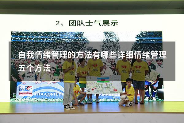 自我情绪管理的方法有哪些详细（情绪管理五个方法）