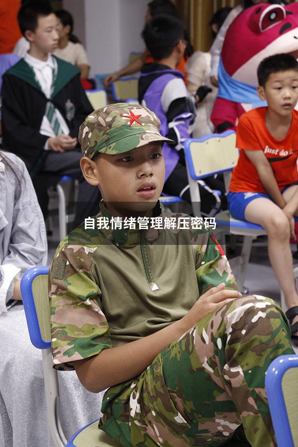 自我情绪管理解压密码