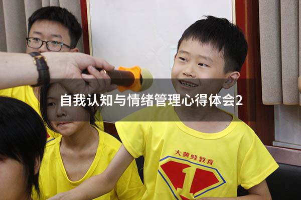 自我认知与情绪管理心得体会2