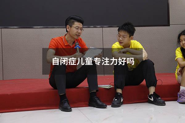 自闭症儿童专注力好吗