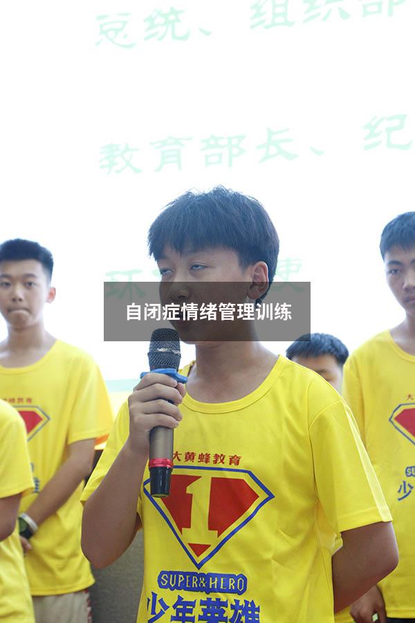 自闭症情绪管理训练