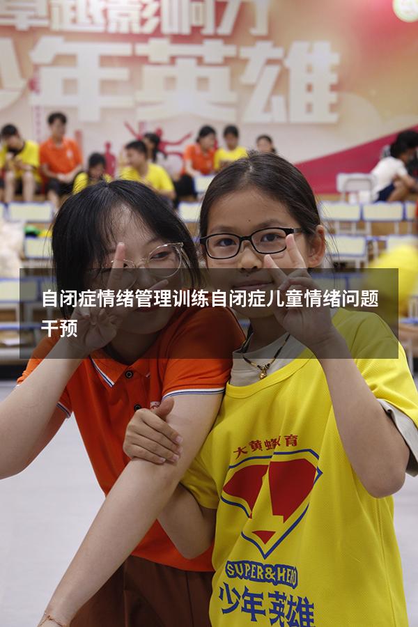 自闭症情绪管理训练（自闭症儿童情绪问题干预）