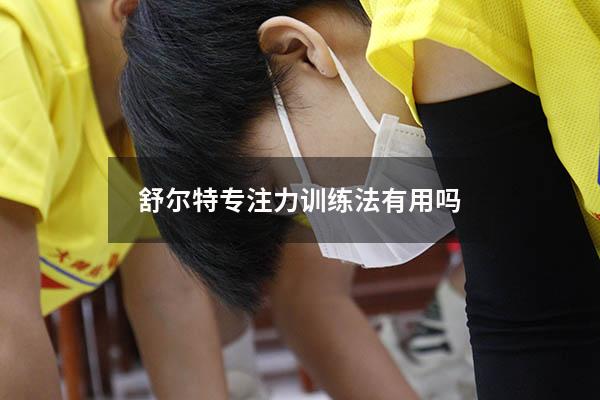 舒尔特专注力训练法有用吗
