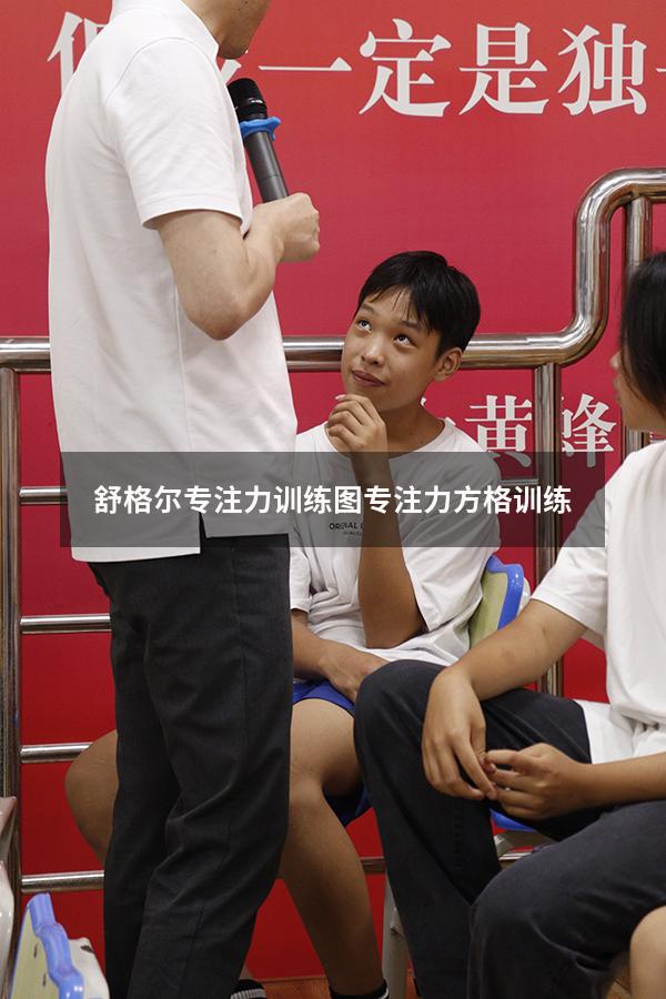 舒格尔专注力训练图（专注力方格训练）