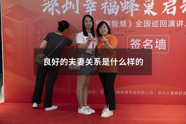 良好的夫妻关系是什么样的