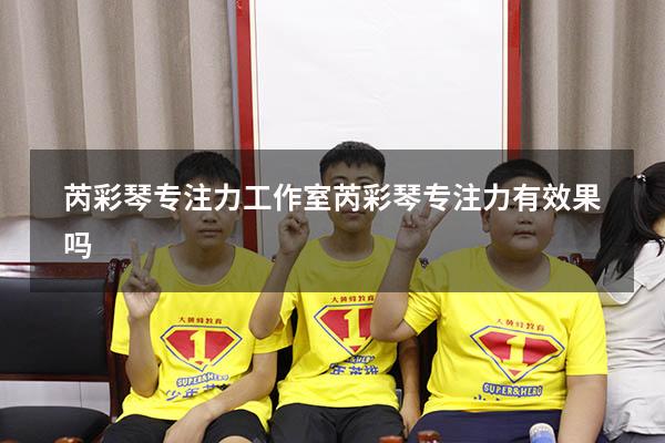 芮彩琴专注力工作室（芮彩琴专注力有效果吗）