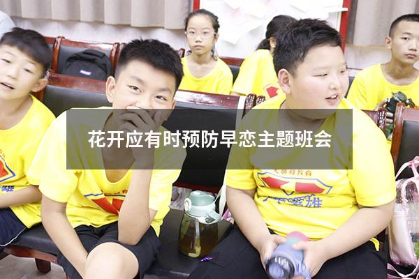 花开应有时预防早恋主题班会300