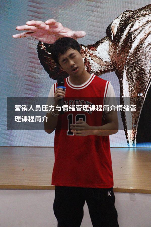 营销人员压力与情绪管理课程简介（情绪管理课程简介）