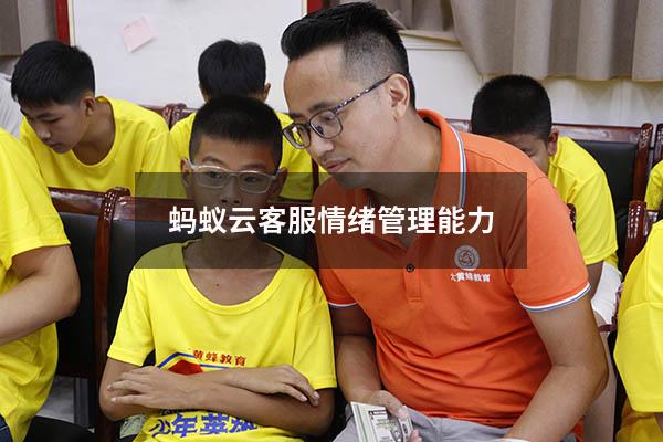 蚂蚁云客服情绪管理能力