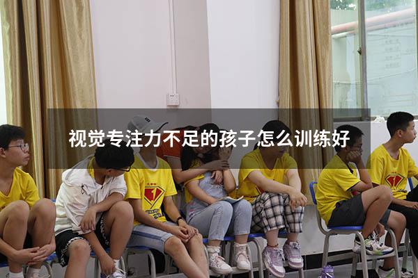 视觉专注力不足的孩子怎么训练好