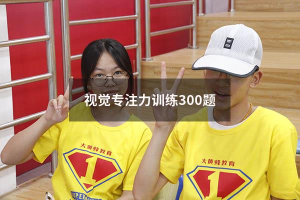 视觉专注力训练300题