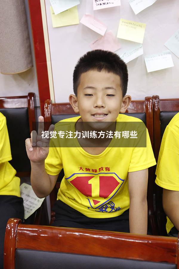 视觉专注力训练方法有哪些