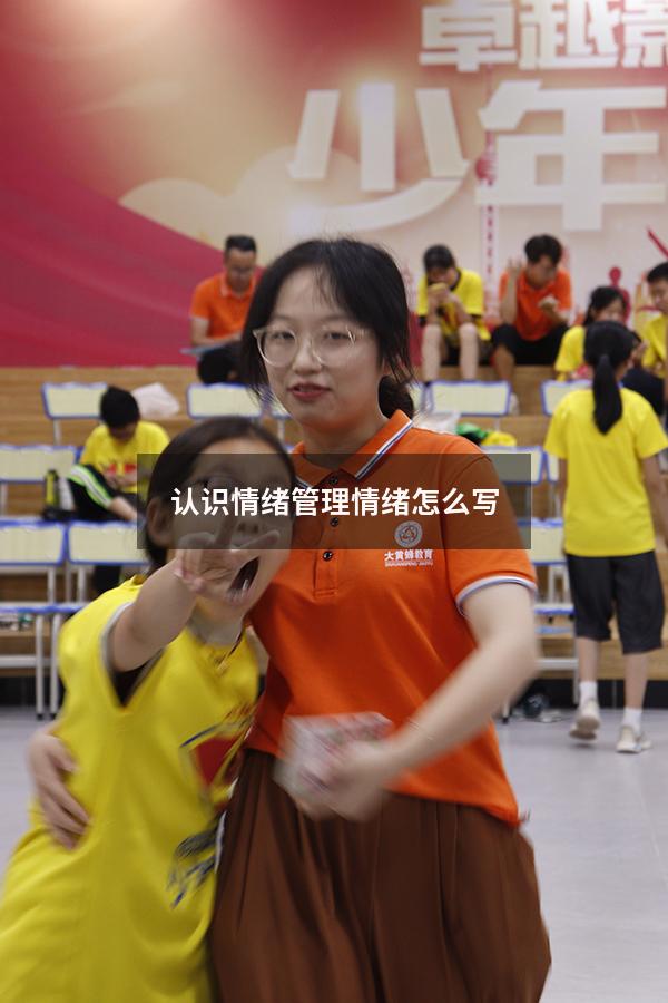 认识情绪管理情绪怎么写