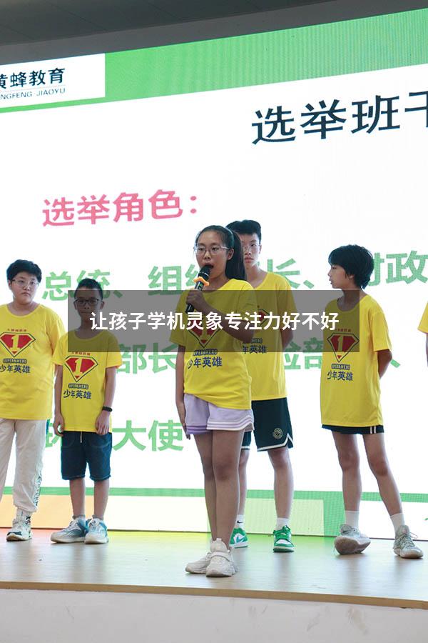 让孩子学机灵象专注力好不好