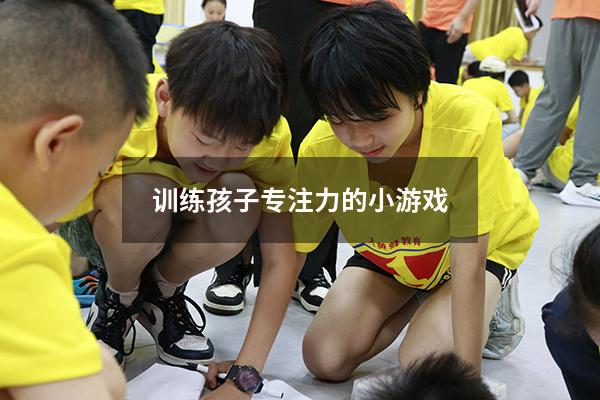 训练孩子专注力的小游戏