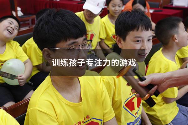 训练孩子专注力的游戏