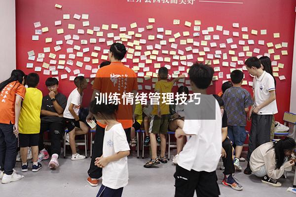 训练情绪管理技巧