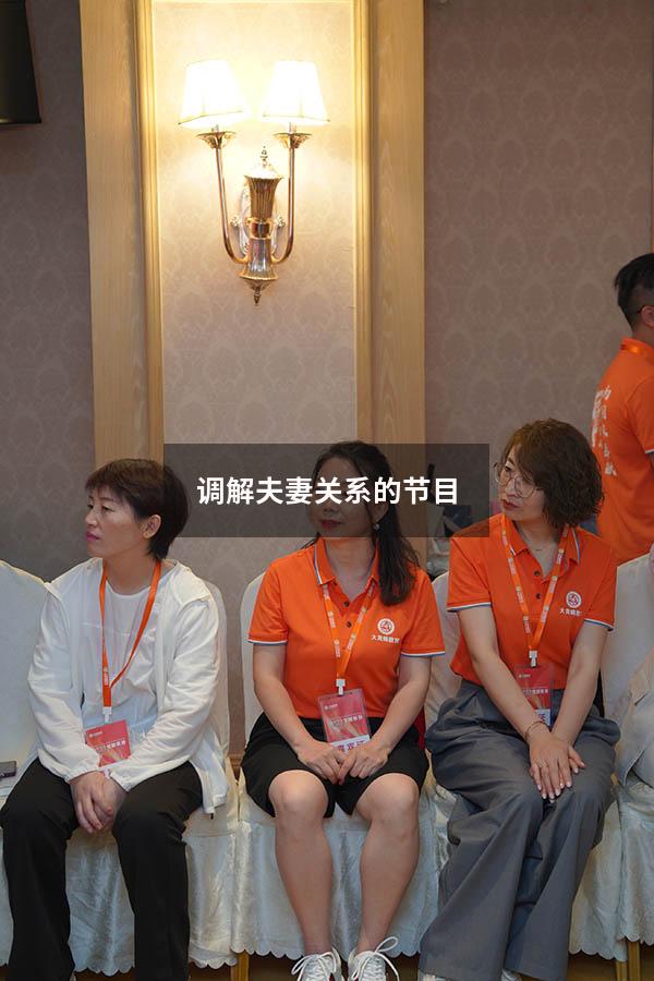 调解夫妻关系的节目
