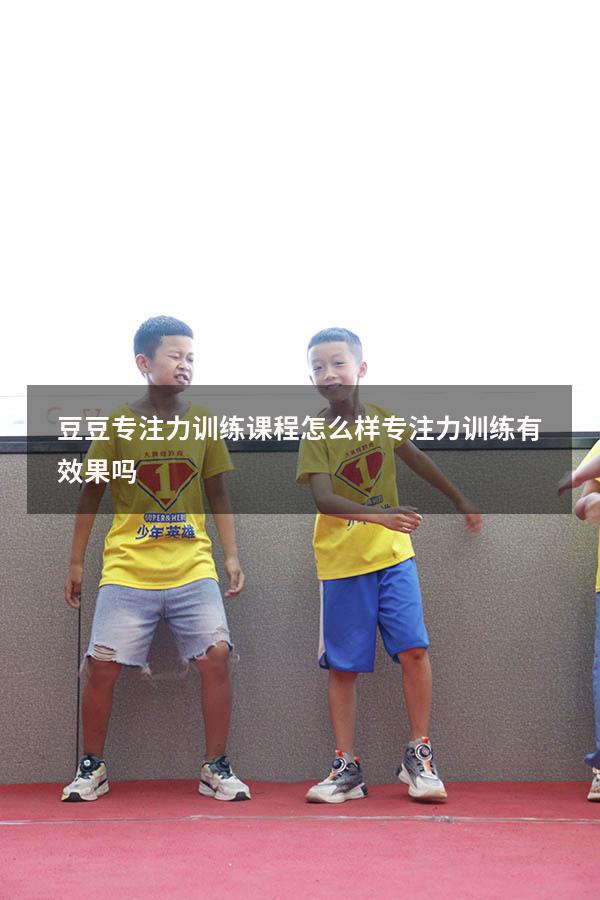 豆豆专注力训练课程怎么样（专注力训练有效果吗）