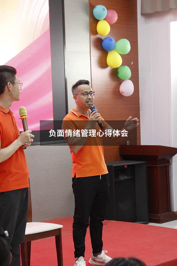 负面情绪管理心得体会