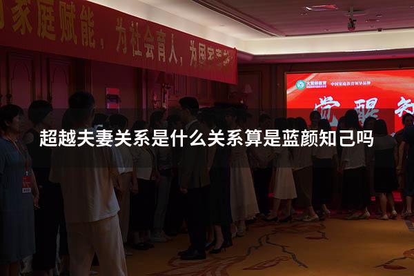 超越夫妻关系是什么关系算是蓝颜知己吗