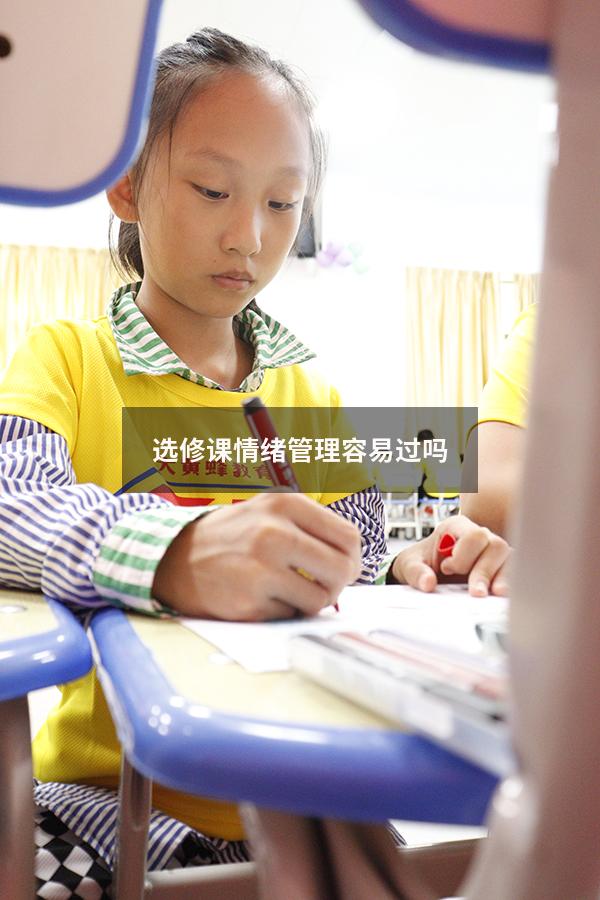 选修课情绪管理容易过吗
