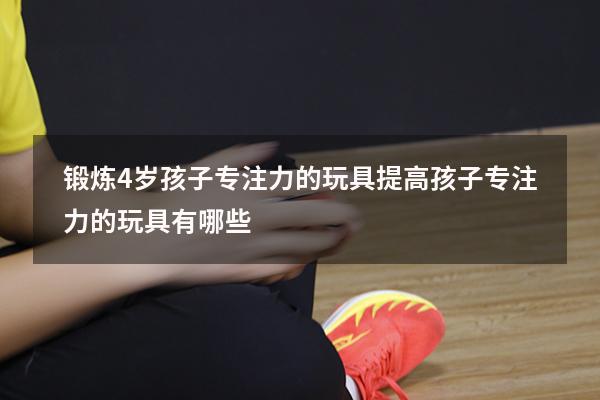 锻炼4岁孩子专注力的玩具（提高孩子专注力的玩具有哪些）