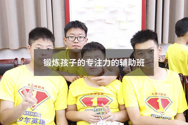 锻炼孩子的专注力的辅助班