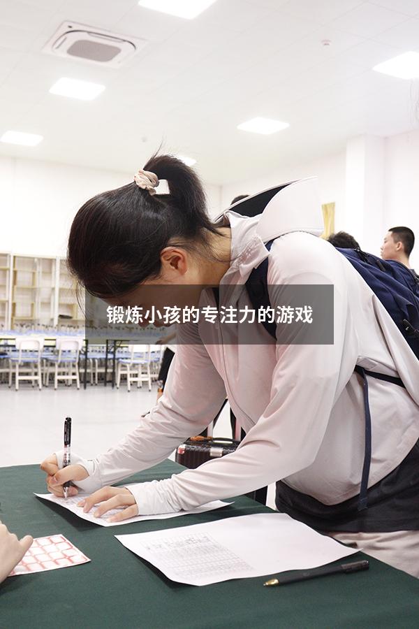 锻炼小孩的专注力的游戏
