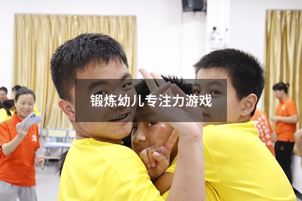 锻炼幼儿专注力游戏