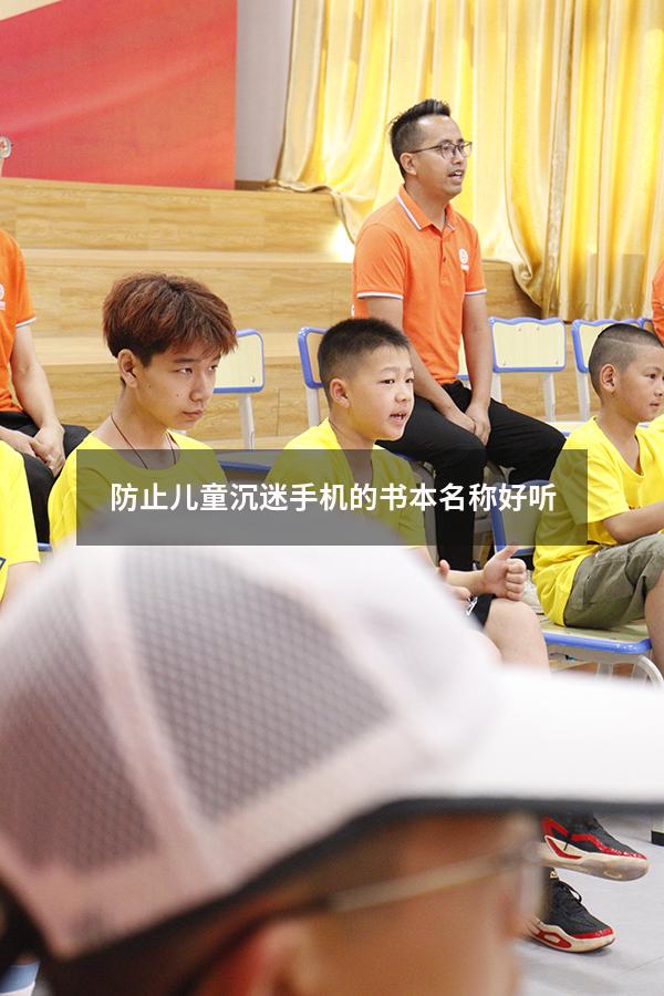防止儿童沉迷手机的书本名称好听