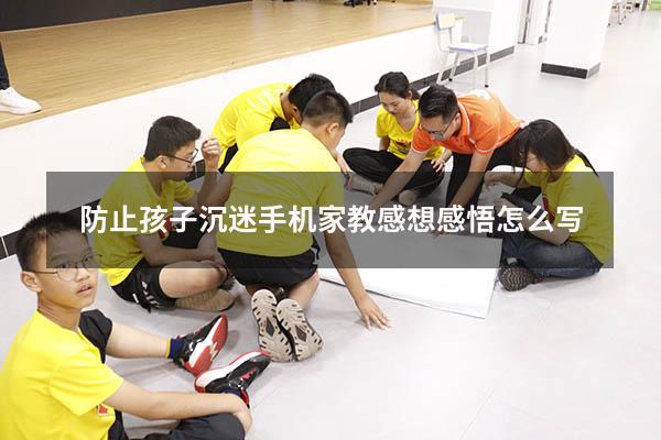 防止孩子沉迷手机家教感想感悟怎么写