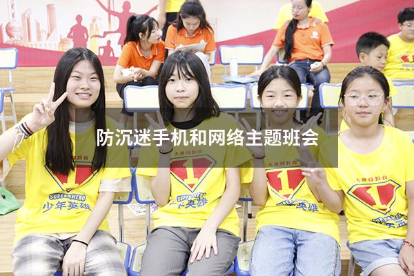防沉迷手机和网络主题班会
