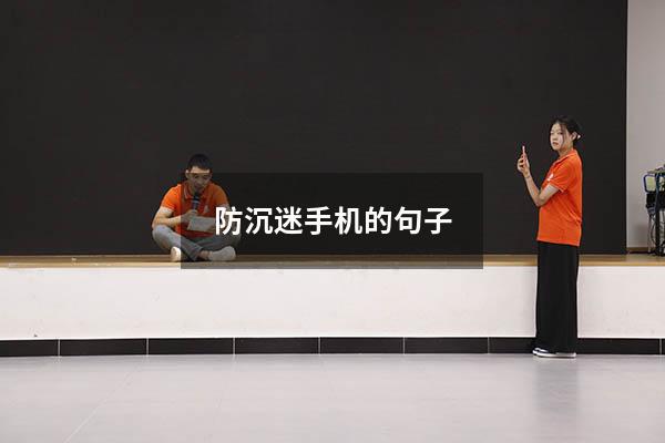 防沉迷手机的句子