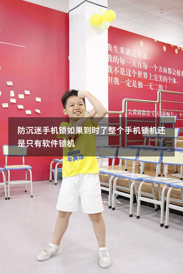 防沉迷手机锁如果到时了整个手机锁机还是只有软件锁机