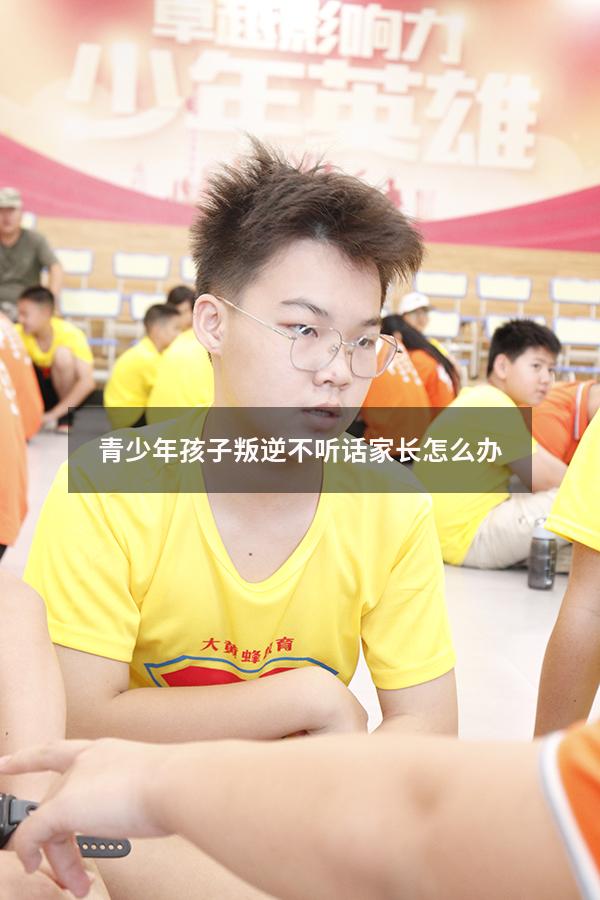 青少年孩子叛逆不听话家长怎么办
