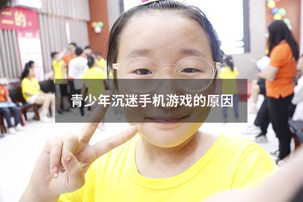 青少年沉迷手机游戏的原因