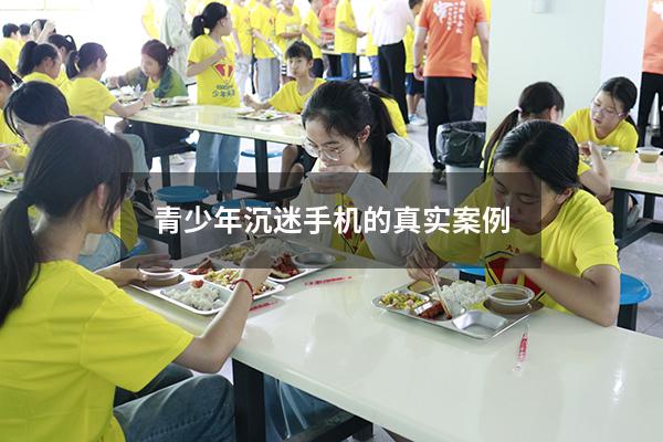青少年沉迷手机的真实案例