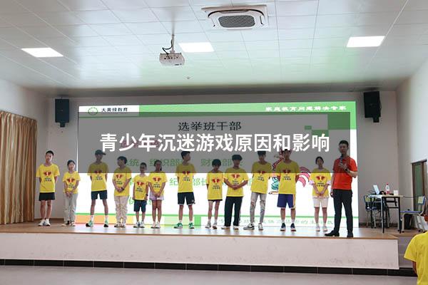 青少年沉迷游戏原因和影响