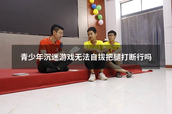 青少年沉迷游戏无法自拔把腿打断行吗8702