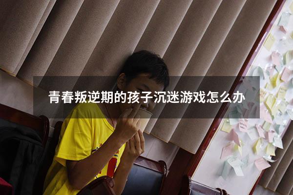青春叛逆期的孩子沉迷游戏怎么办