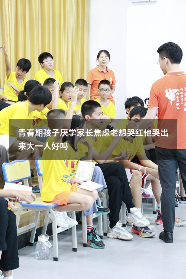 青春期孩子厌学家长焦虑老想哭红他哭出来大一人好吗