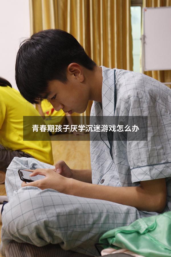 青春期孩子厌学沉迷游戏怎么办
