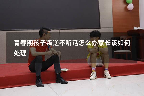 青春期孩子叛逆不听话怎么办家长该如何处理