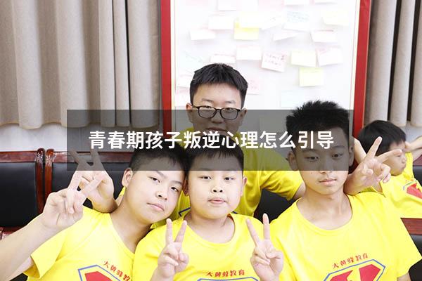 青春期孩子叛逆心理怎么引导
