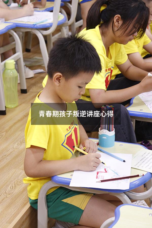 青春期孩子叛逆讲座心得