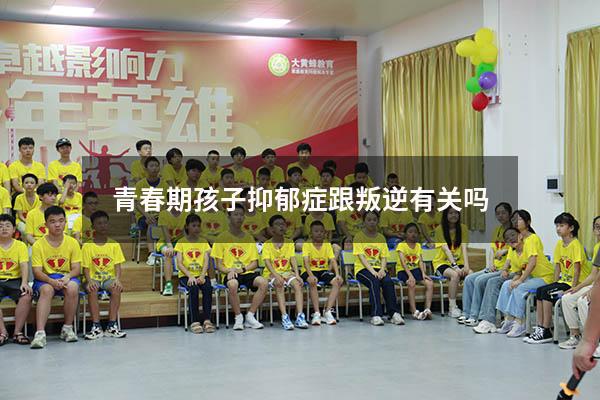 青春期孩子抑郁症跟叛逆有关吗