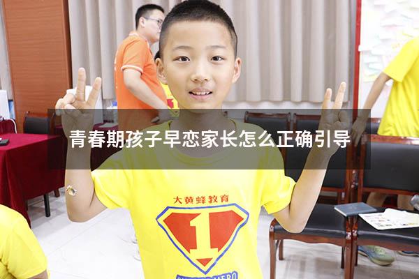青春期孩子早恋家长怎么正确引导