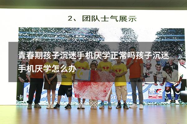 青春期孩子沉迷手机厌学正常吗（孩子沉迷手机厌学怎么办）