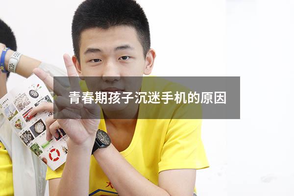 青春期孩子沉迷手机的原因